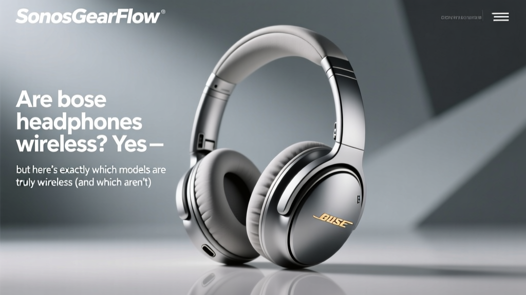 Are Bose headphones wireless? Yes — but here’s exactly which models are truly wireless (and which secretly require cables for full functionality), plus how Bluetooth stability, battery life, and multipoint pairing actually perform in real-world use.
