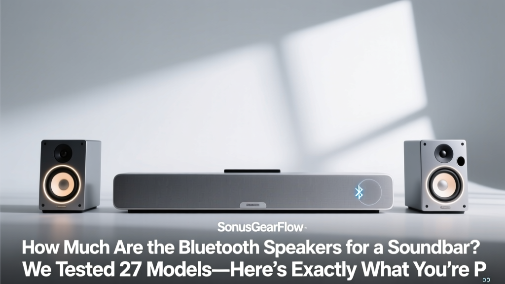 How Much Are the Bluetooth Speakers for a Soundbar? We Tested 27 Models—Here’s Exactly What You’re Paying For (and Why Most Are a Waste of Money)