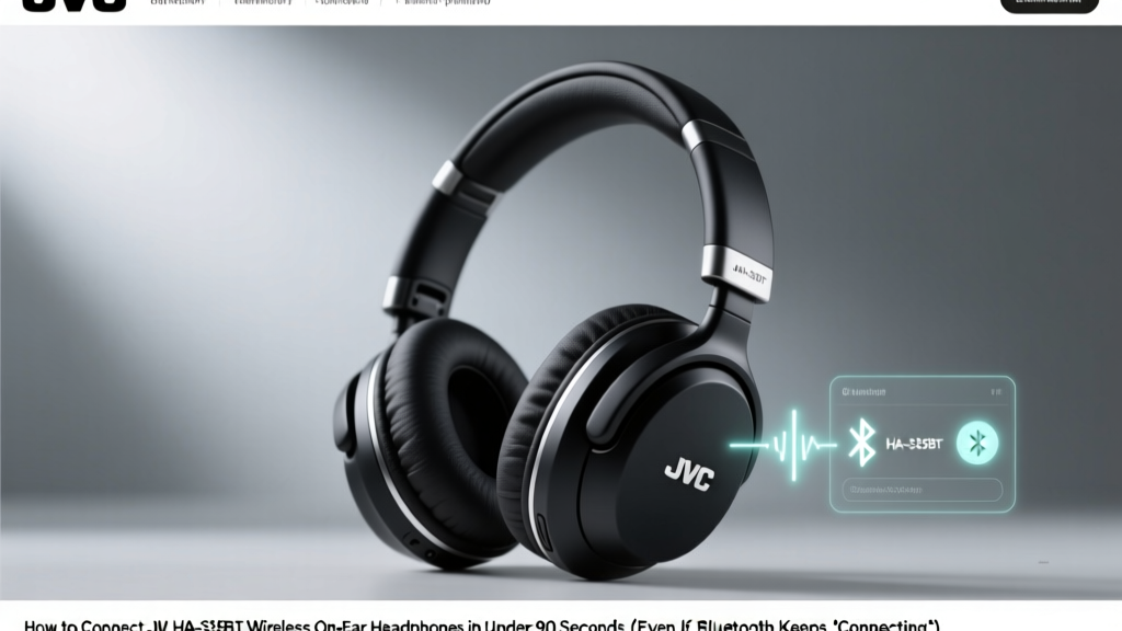 How to Connect JVC HA-S35BT Wireless On-Ear Headphones in Under 90 Seconds (Even If Bluetooth Keeps Failing or Your Device Won’t Recognize Them)