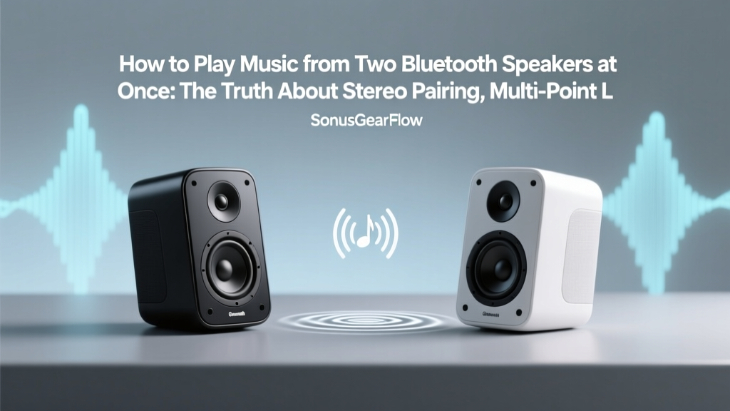How to Play Music from Two Bluetooth Speakers at Once: The Truth About Stereo Pairing, Multi-Point Limits, and Why Your Phone Probably Can’t Do It (Without This Workaround)