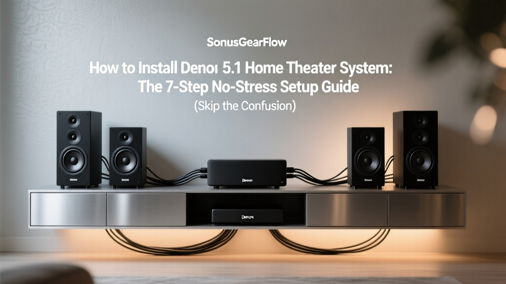 How to Install Denon 5.1 Home Theater System: The 7-Step No-Stress Setup Guide (Skip the Confusion, Avoid Wiring Mistakes, and Get Theater-Quality Sound in Under 90 Minutes)
