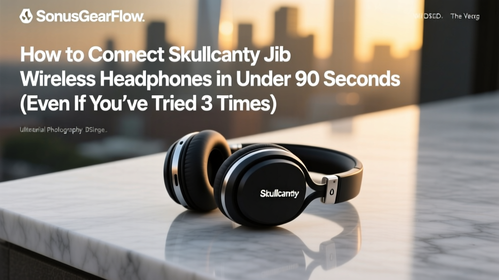 How to Connect Skullcandy Jib Wireless Headphones in Under 90 Seconds (Even If You’ve Tried 3 Times & Failed — Here’s the Exact Button Combo That Resets the Pairing Cache)