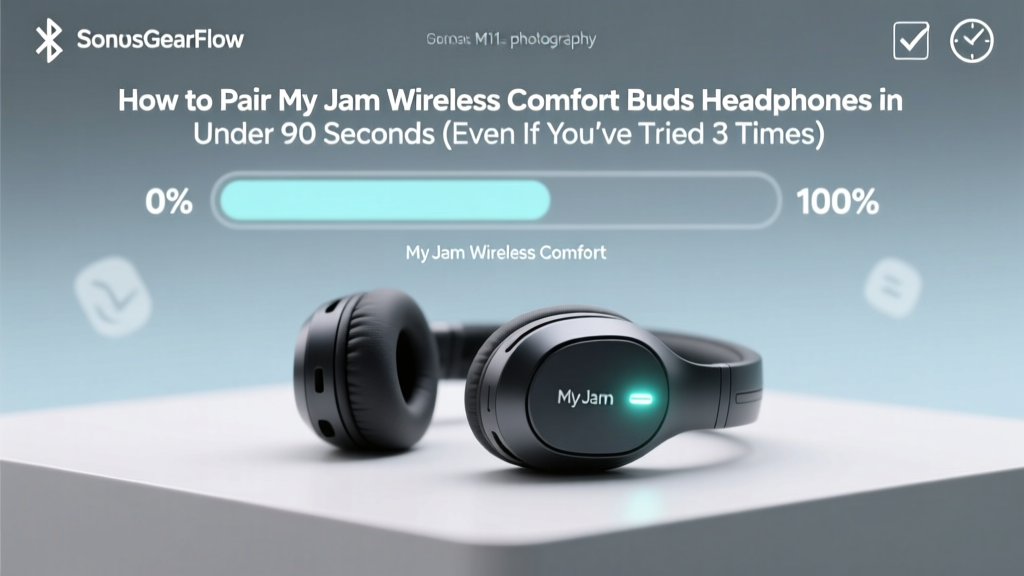 How to Pair My Jam Wireless Comfort Buds Headphones in Under 90 Seconds (Even If You’ve Tried 3 Times & Failed)