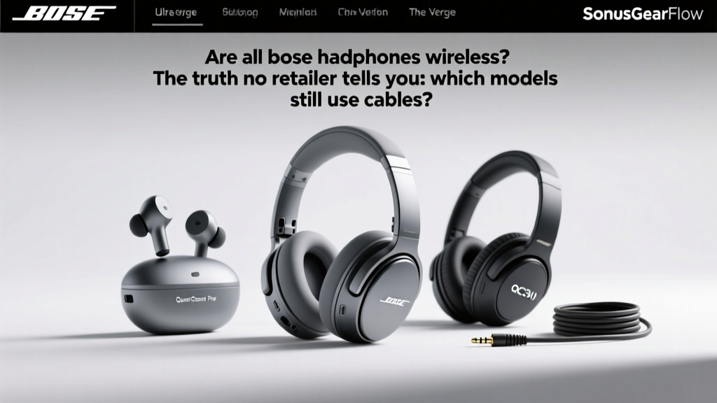 Are all Bose headphones wireless? The truth no retailer tells you: which models still use cables (and why that’s actually better for sound, battery life, and durability in 2024)