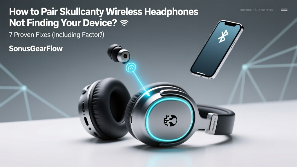 How to Pair Skullcandy Wireless Headphones Not Finding Your Device? 7 Proven Fixes (Including Factory Reset, Codec Conflicts & Hidden Bluetooth Mode)