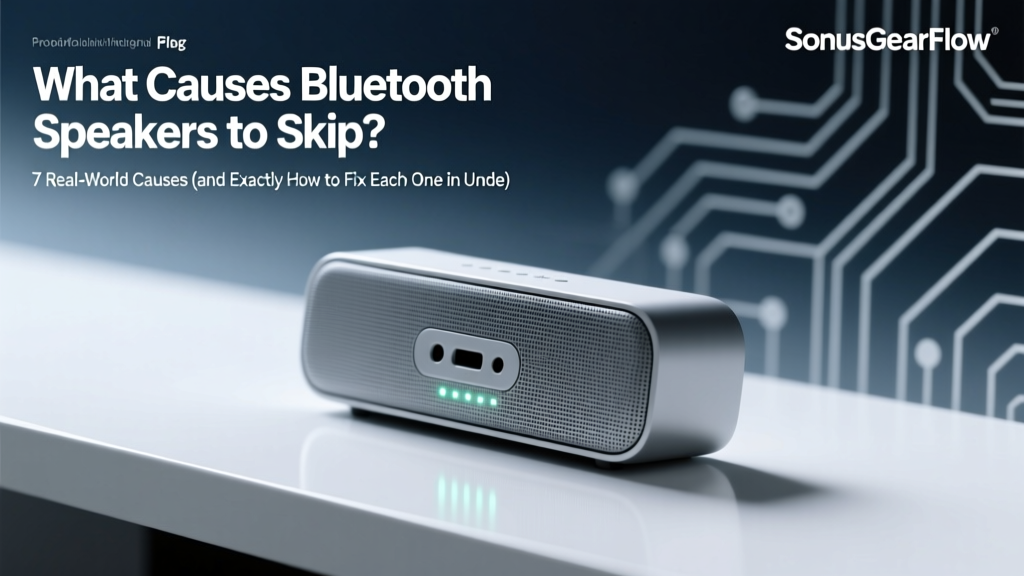 What Causes Bluetooth Speakers to Skip? 7 Real-World Causes (and Exactly How to Fix Each One in Under 2 Minutes)