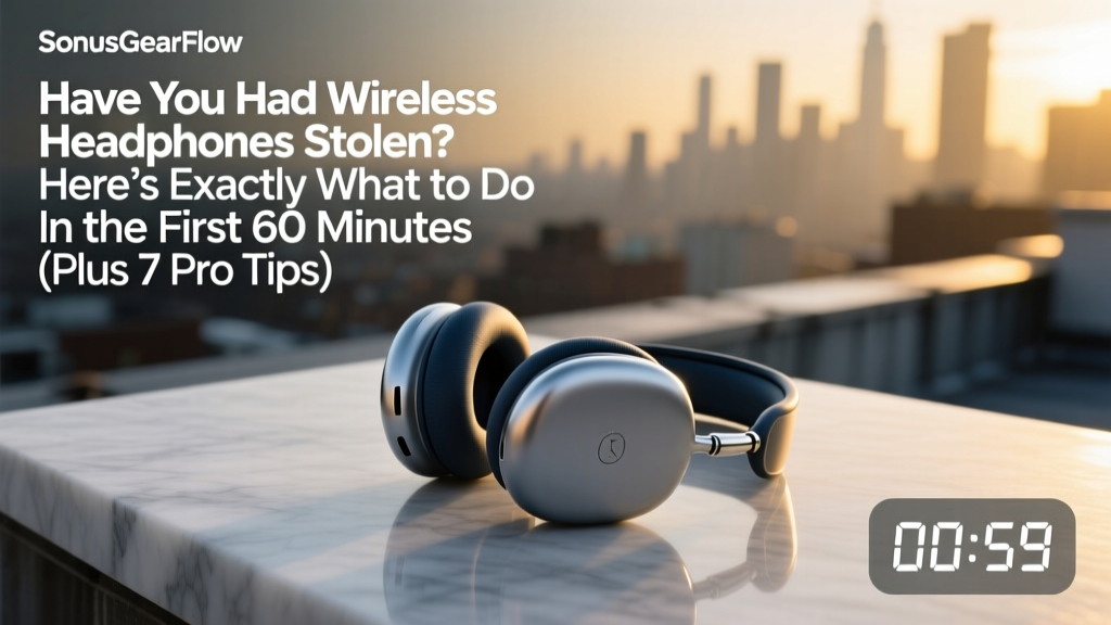 Have You Had Wireless Headphones Stolen? Here’s Exactly What to Do in the First 60 Minutes (Plus 7 Proven Prevention Tactics That Actually Work)