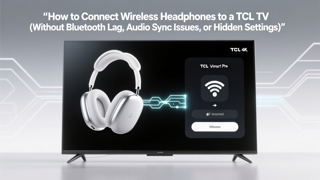 How to Connect Wireless Headphones to a TCL TV (Without Bluetooth Lag, Audio Sync Issues, or Hidden Menu Traps) — A Step-by-Step Guide That Actually Works in 2024