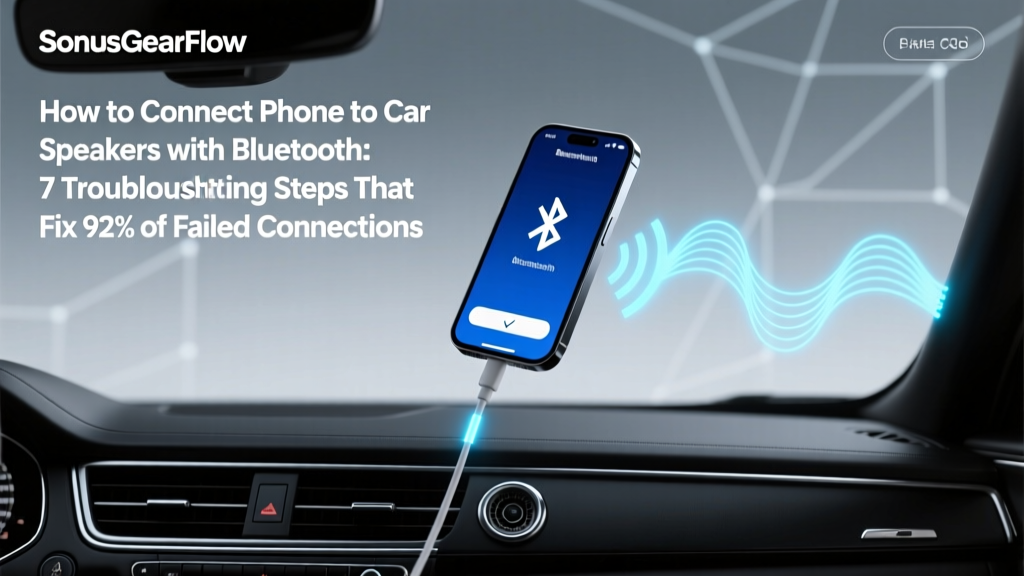 How to Connect Phone to Car Speakers with Bluetooth: 7 Troubleshooting Steps That Fix 92% of Failed Pairings (Including Hidden Settings Most Drivers Miss)