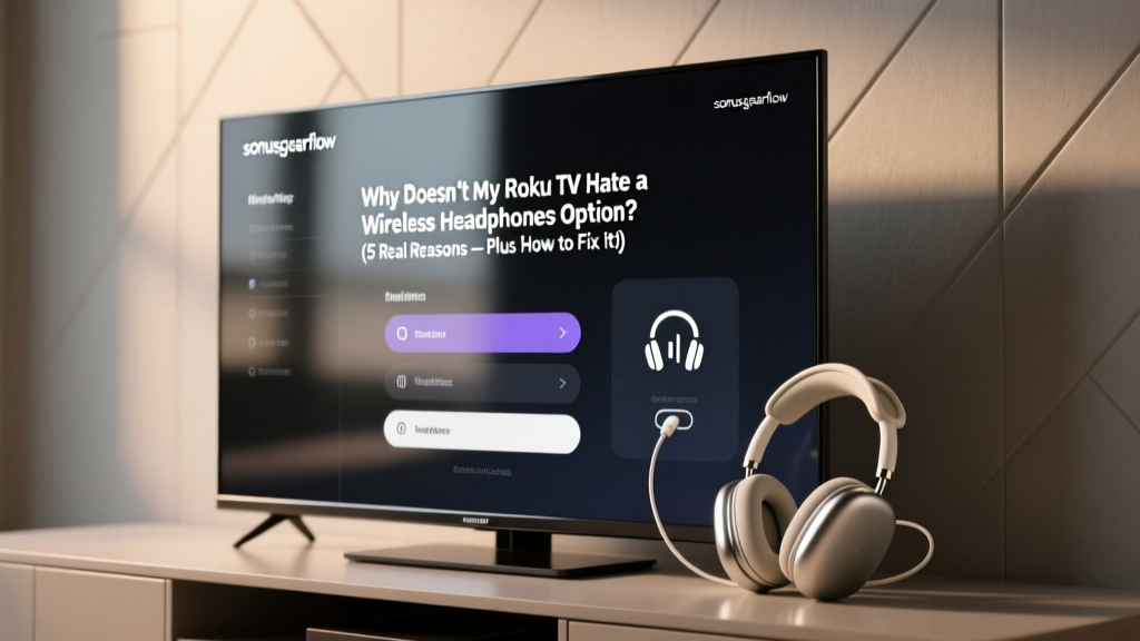 Why Doesn’t My Roku TV Have a Wireless Headphones Option? (5 Real Reasons — Plus How to Fix It Without Buying New Gear)
