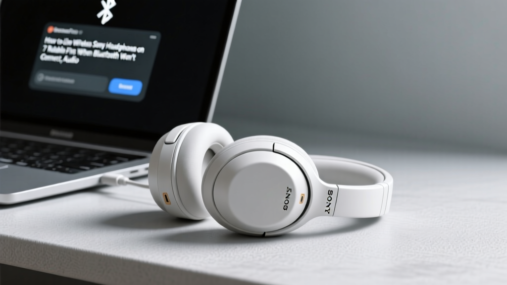 How to Use Wireless Sony Headphones on Laptop: 7 Reliable Fixes When Bluetooth Won’t Connect, Audio Drops, or Mic Fails (No Tech Degree Required)