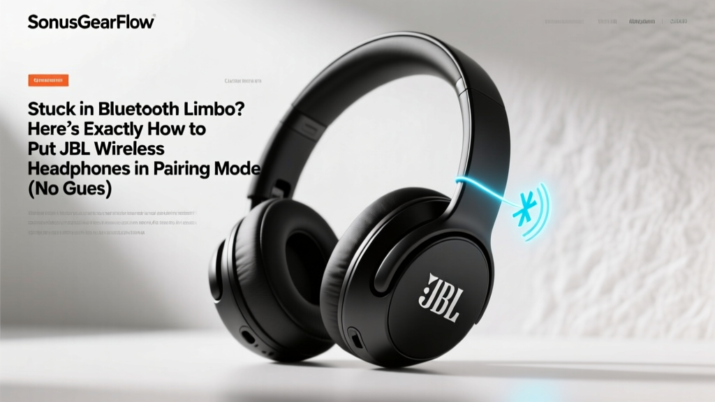 Stuck in Bluetooth Limbo? Here’s Exactly How to Put JBL Wireless Headphones in Pairing Mode (No Guesswork, No Resets, Just 3 Reliable Methods That Work Every Time)