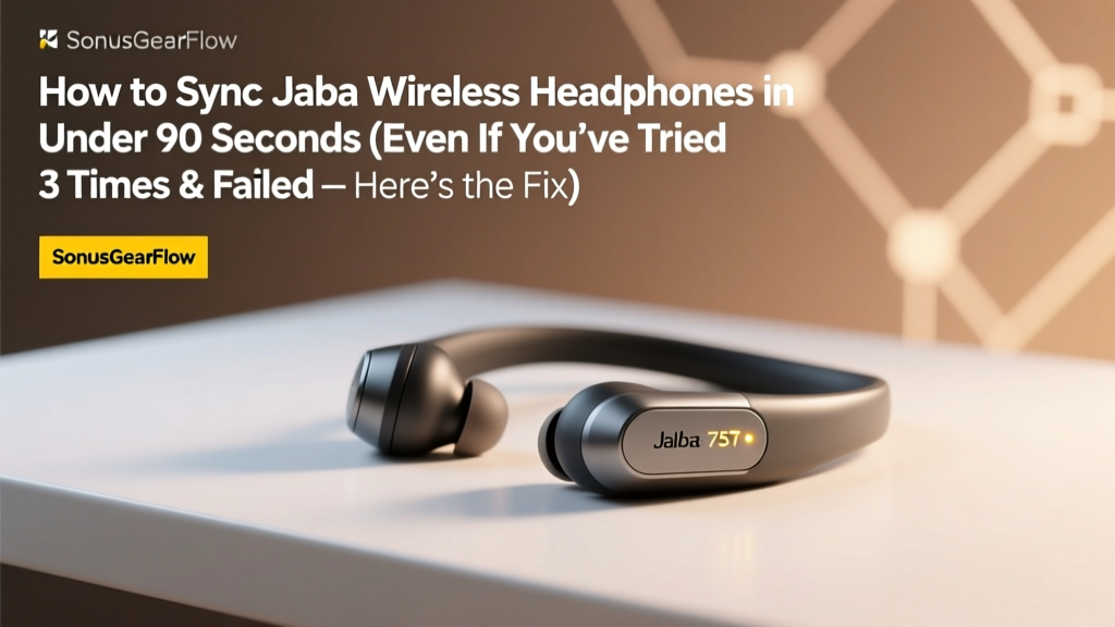 How to Sync Jabra Wireless Headphones in Under 90 Seconds (Even If You’ve Tried 3 Times & Failed — Here’s What Jabra’s Support Team *Actually* Tells New Users)
