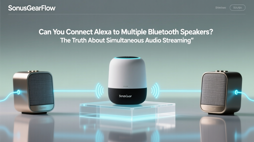 Can You Connect Alexa to Multiple Bluetooth Speakers? The Truth About Simultaneous Audio Streaming (Spoiler: It’s Not Native—But Here’s Exactly How to Make It Work Without Lag, Dropouts, or Buying New Gear)