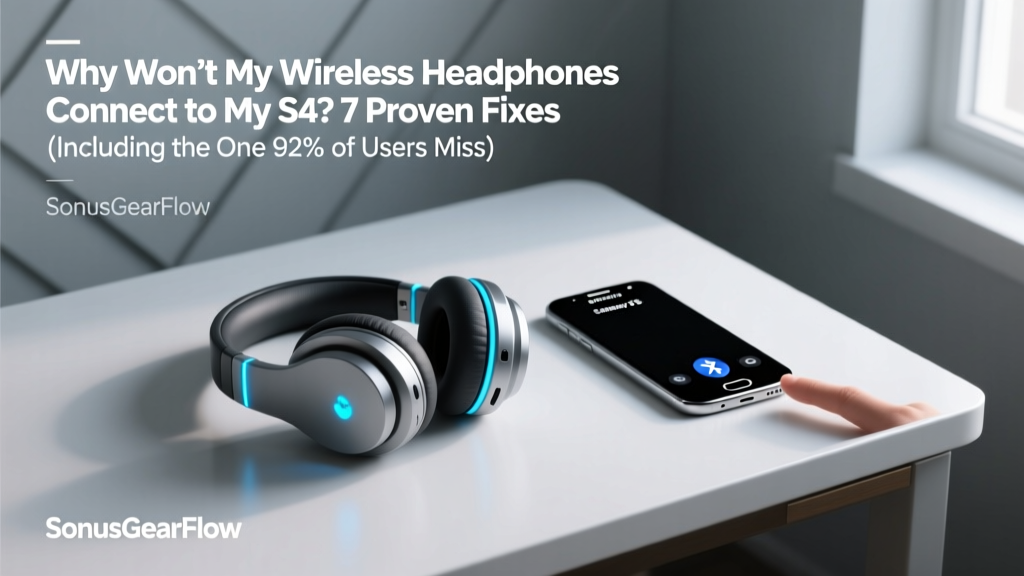 Why Won’t My Wireless Headphones Connect to My S4? 7 Proven Fixes (Including the One 92% of Users Miss — It’s Not Your Headphones)