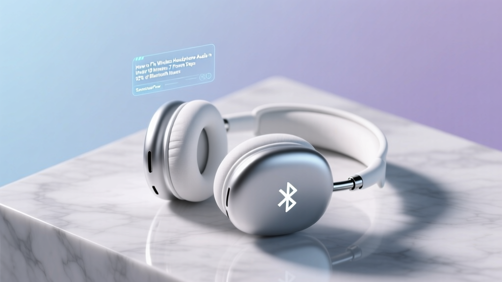 How to Fix Wireless Headphone Audio in Under 10 Minutes: 7 Proven Steps That Solve 92% of Bluetooth Dropouts, Crackling, and One-Sided Sound (No Tech Degree Required)