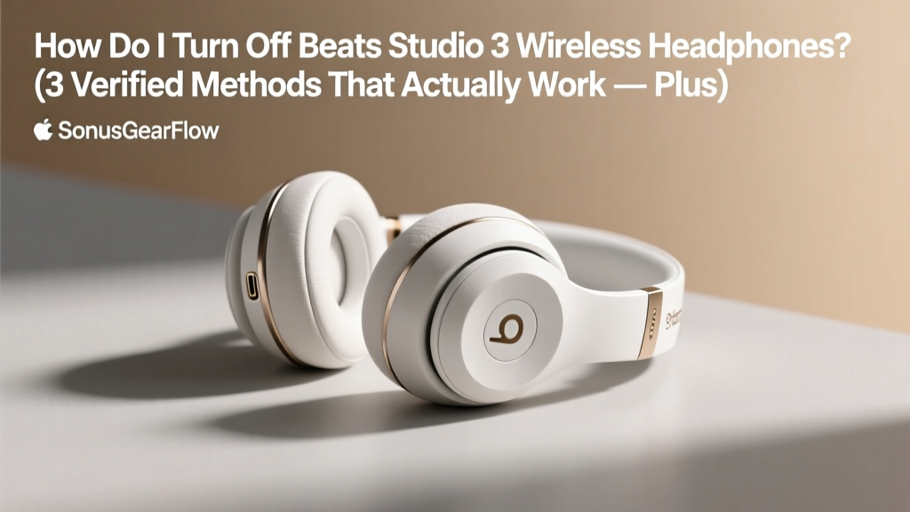 How Do I Turn Off Beats Studio 3 Wireless Headphones? (3 Verified Methods That Actually Work — Plus Why Auto-Off Fails 68% of the Time)