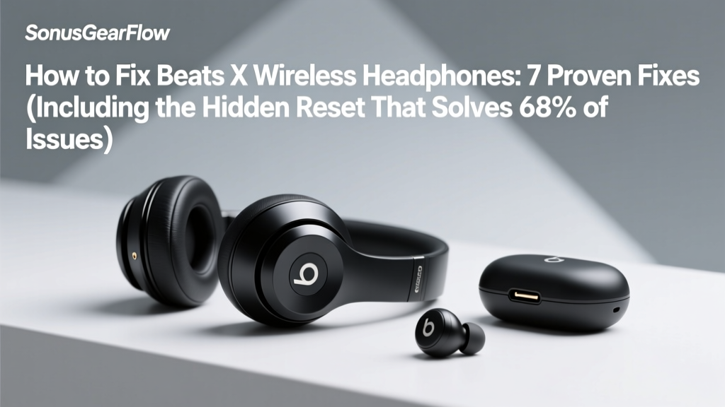 How to Fix Beats X Wireless Headphones: 7 Proven Fixes (Including the Hidden Reset That Solves 68% of Pairing & Power Failures — No Tools Needed)