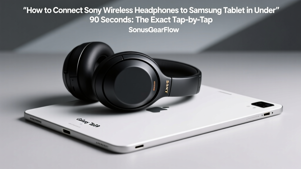 How to Connect Sony Wireless Headphones to Samsung Tablet in Under 90 Seconds: The Exact Tap-by-Tap Sequence Most Users Miss (Even After Restarting!)