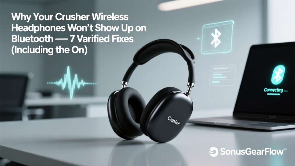 Why Your Crusher Wireless Headphones Won’t Show Up on Bluetooth — 7 Verified Fixes (Including the One 92% of Users Miss)