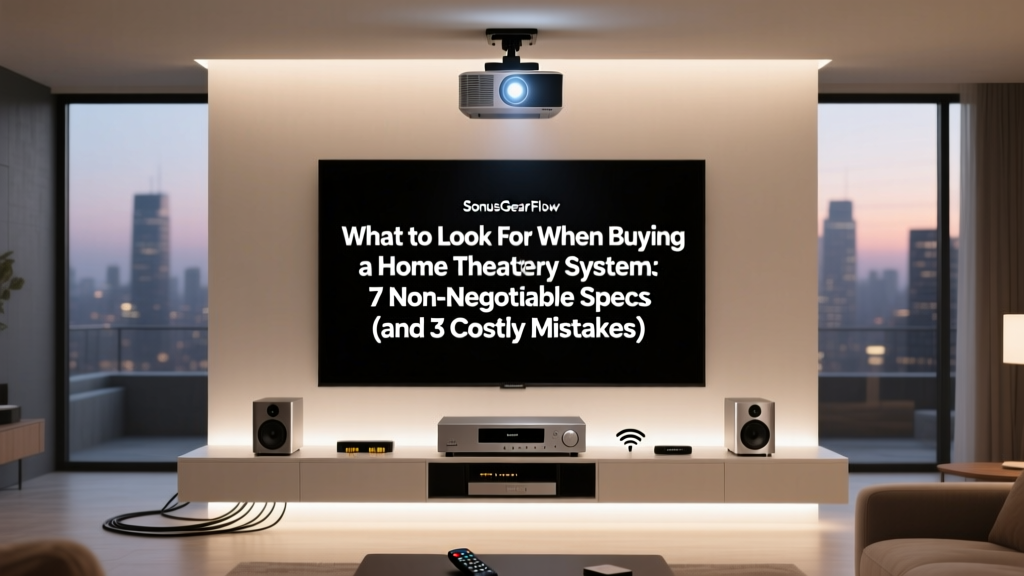What to Look for When Buying a Home Theater System: 7 Non-Negotiable Specs (and 3 Costly Mistakes 82% of Buyers Make Before Unboxing)