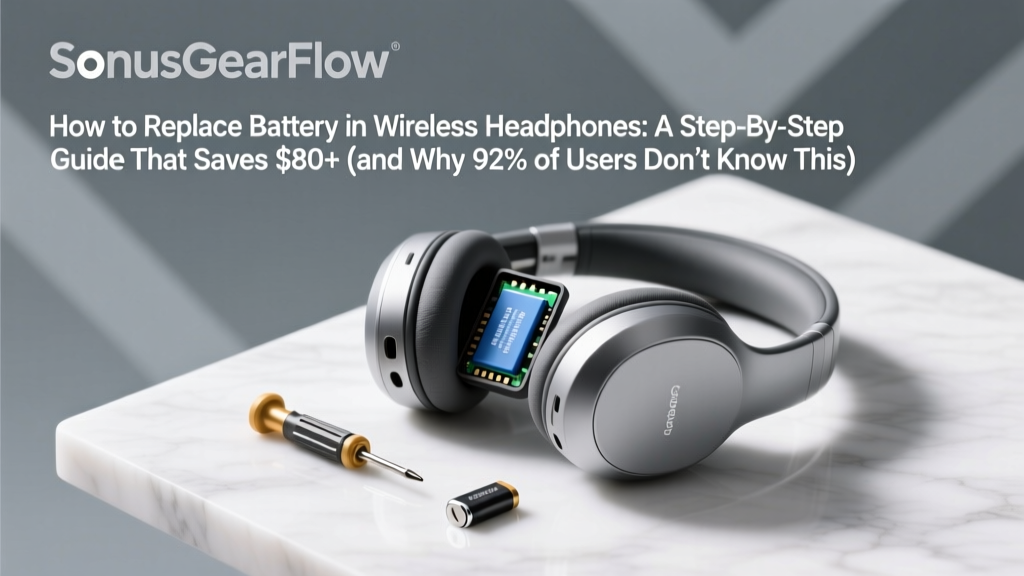 How to Replace Battery in Wireless Headphones: A Step-by-Step Guide That Saves $80+ (and Why 92% of Users Try It Too Early—or Too Late)