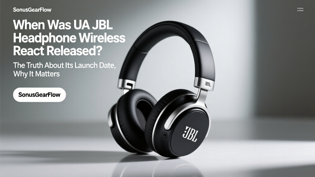 When Was UA JBL Headphone Wireless React Released? The Truth About Its Launch Date, Why It Matters for Battery Longevity & Where to Buy Refurbished Units at 40% Off Today