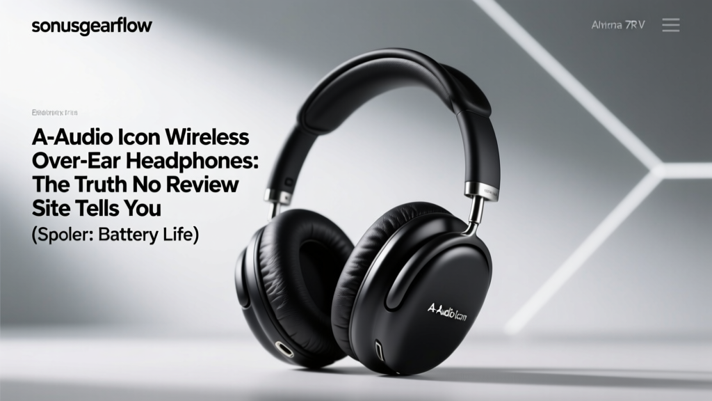 A-Audio Icon Wireless Over-Ear Headphones: The Truth No Review Site Tells You (Spoiler: Battery Life & Codec Support Are Wildly Overstated)