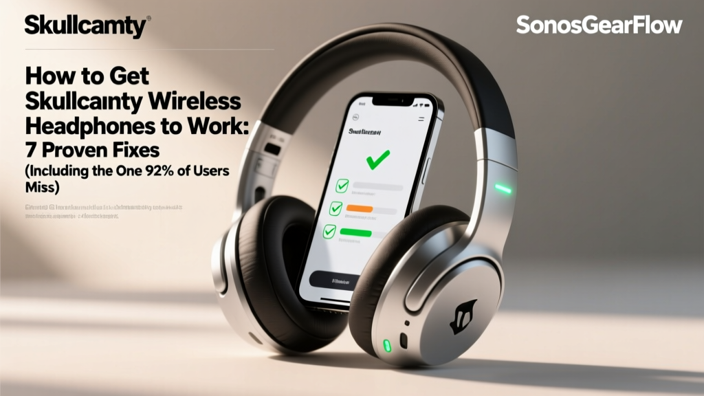 How to Get Skullcandy Wireless Headphones to Work: 7 Proven Fixes (Including the One 92% of Users Miss — It’s Not Your Phone)