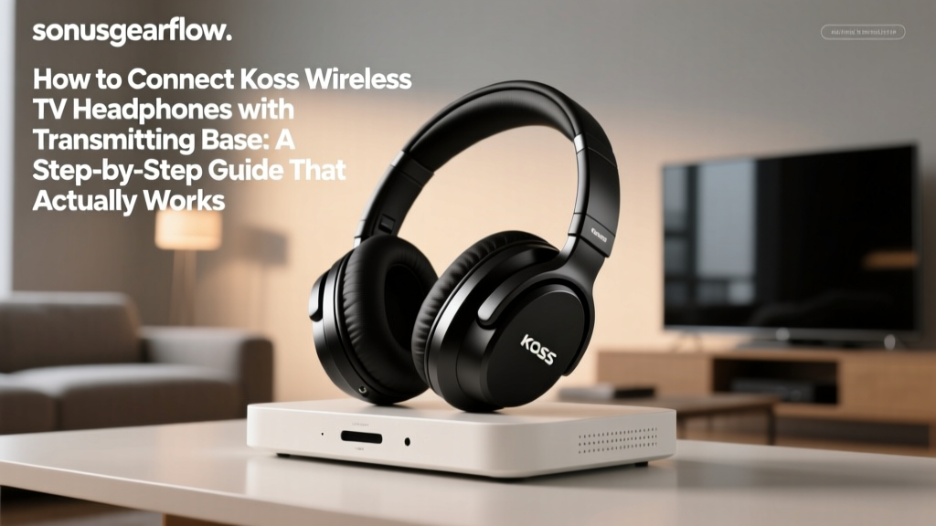 How to Connect Koss Wireless TV Headphones with Transmitting Base: A Step-by-Step Guide That Actually Works (No More Blinking Lights, No More Static, Just Crystal-Clear Audio in Under 90 Seconds)