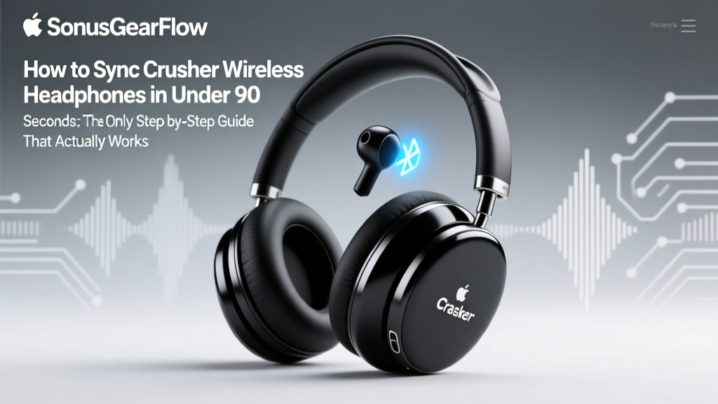 How to Sync Crusher Wireless Headphones in Under 90 Seconds: The Only Step-by-Step Guide That Actually Works (No Resetting, No Bluetooth Limbo, No Lost Connection)