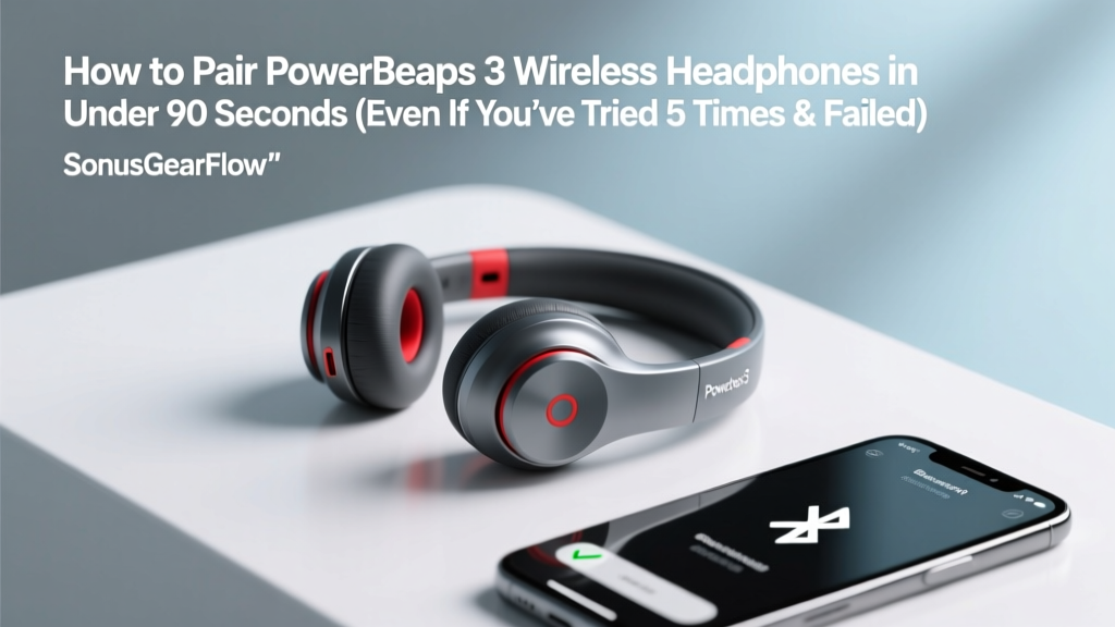 How to Pair Powerbeats 3 Wireless Headphones in Under 90 Seconds (Even If You’ve Tried 5 Times & Failed — Here’s the Exact Button Combo Apple Doesn’t Tell You)