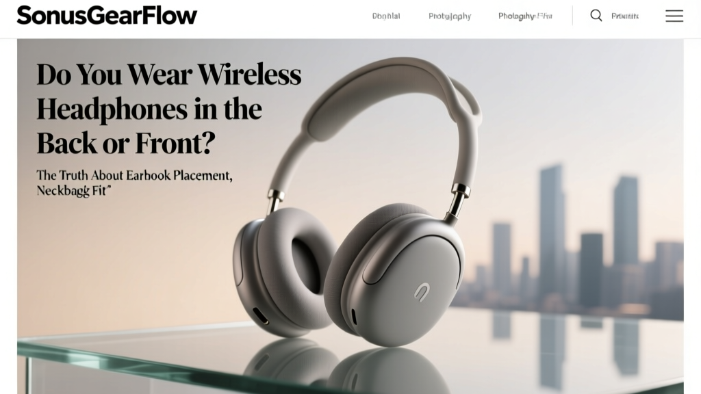 Do You Wear Wireless Headphones in the Back or Front? The Truth About Earhook Placement, Neckband Fit, and Why 73% of Users Get It Wrong (and How to Fix It in 60 Seconds)