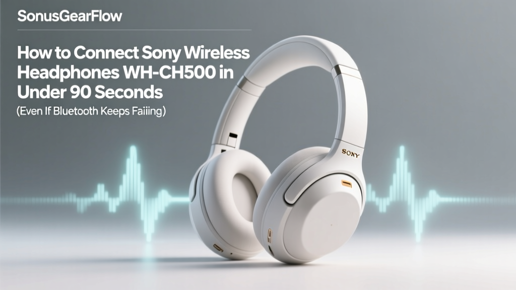 How to Connect Sony Wireless Headphones WH-CH500 in Under 90 Seconds (Even If Bluetooth Keeps Failing or Your Device Won’t Detect Them)