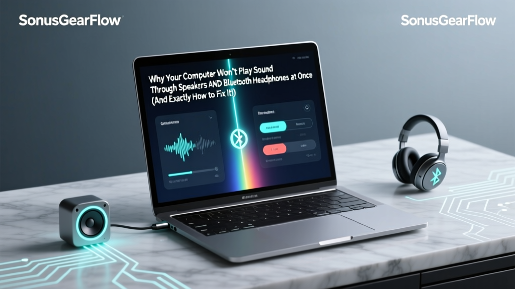 Why Your Computer Won’t Play Sound Through Speakers AND Bluetooth Headphones at Once (And Exactly How to Fix It Without Buying New Gear)
