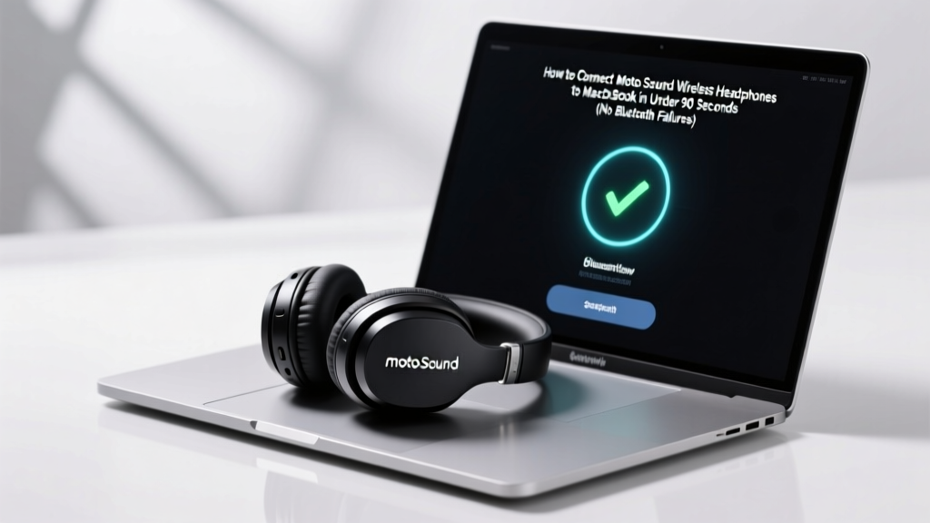 How to Connect Moto Sound Wireless Headphones to MacBook in Under 90 Seconds (No Bluetooth Failures, No Audio Dropouts — Just Reliable Pairing Every Time)