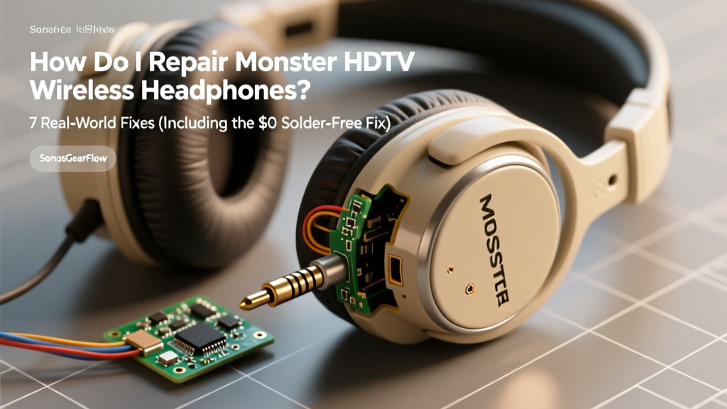 How Do I Repair Monster HDTV Wireless Headphones? 7 Real-World Fixes (Including the $0 Solder-Free Fix Most Users Miss — And Why Replacing the Battery Beats Buying New)