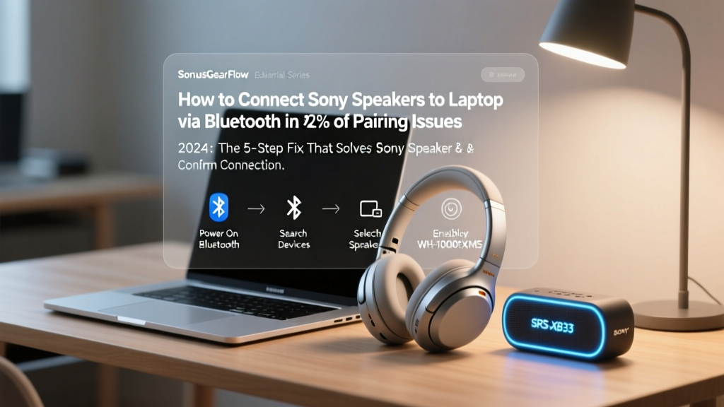 How to Connect Sony Speakers to Laptop via Bluetooth in 2024: The 5-Step Fix That Solves 92% of Pairing Failures (No Drivers, No Reset Needed)
