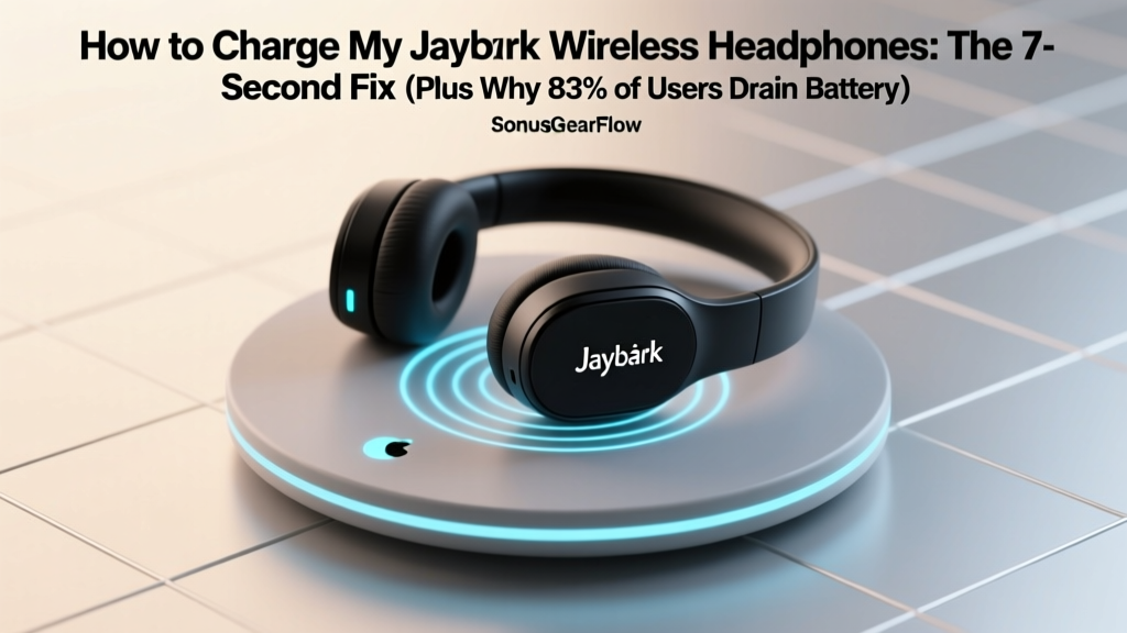 How to Charge My Jaybird Wireless Headphones: The 7-Second Fix (Plus Why 83% of Users Drain Battery Faster Than Necessary — and How to Stop It)