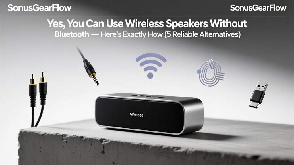 Yes, You Can Use Wireless Speakers Without Bluetooth — Here’s Exactly How (5 Reliable Alternatives That Actually Work in Real Homes)