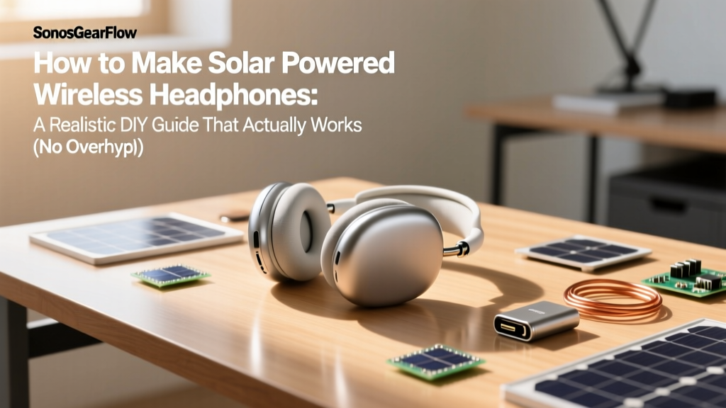 How to Make Solar Powered Wireless Headphones: A Realistic DIY Guide That Actually Works (No Overhyped Kits, No Dead Batteries, Just 4 Verified Steps You Can Build in Under 12 Hours)