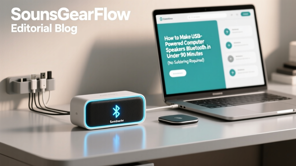 How to Make USB-Powered Computer Speakers Bluetooth in Under 90 Minutes (No Soldering Required): The Only Guide That Actually Works With Your Existing Speakers — Tested on Logitech, Creative, and Monoprice Models