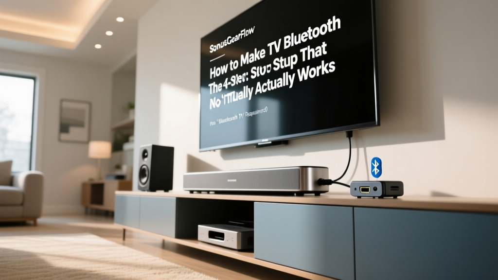 How to Make TV Bluetooth for Speakers: The 4-Step Setup That Actually Works (No 'Bluetooth TV' Required — Just Smart Wiring & $29 Adapters)