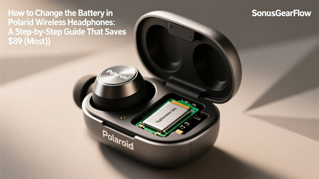 How to Change the Battery in Polaroid Wireless Headphones: A Step-by-Step Guide That Saves $89 (Most Users Don’t Know This Is Even Possible—And It’s Not Voiding Your Warranty)