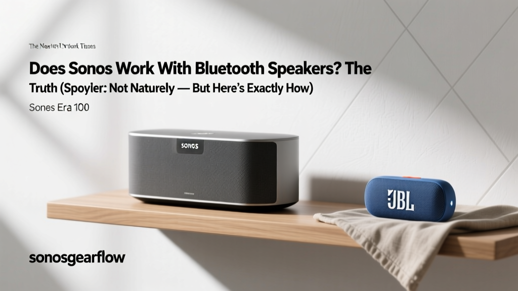Does Sonos Work With Bluetooth Speakers? The Truth (Spoiler: Not Natively — But Here’s Exactly How to Bridge the Gap Without Sacrificing Sound Quality or Multi-Room Sync)
