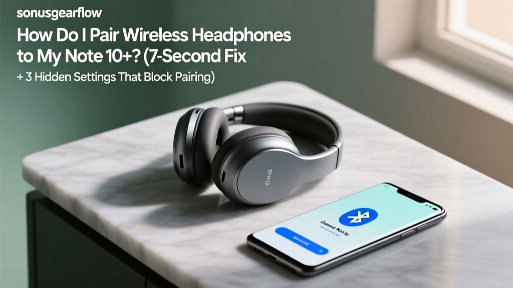 How Do I Pair Wireless Headphones to My Note 10+? (7-Second Fix + 3 Hidden Settings That Block Pairing Every Time)