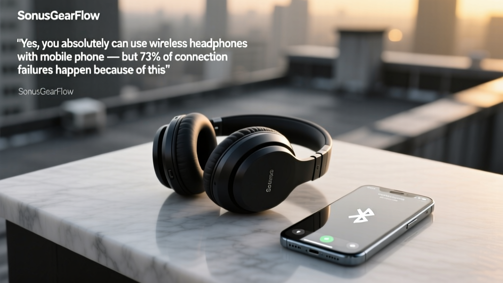 Yes, you absolutely can use wireless headphones with mobile phone — but 73% of connection failures happen due to Bluetooth version mismatches, codec confusion, or hidden OS restrictions (here’s how to fix all three in under 90 seconds)