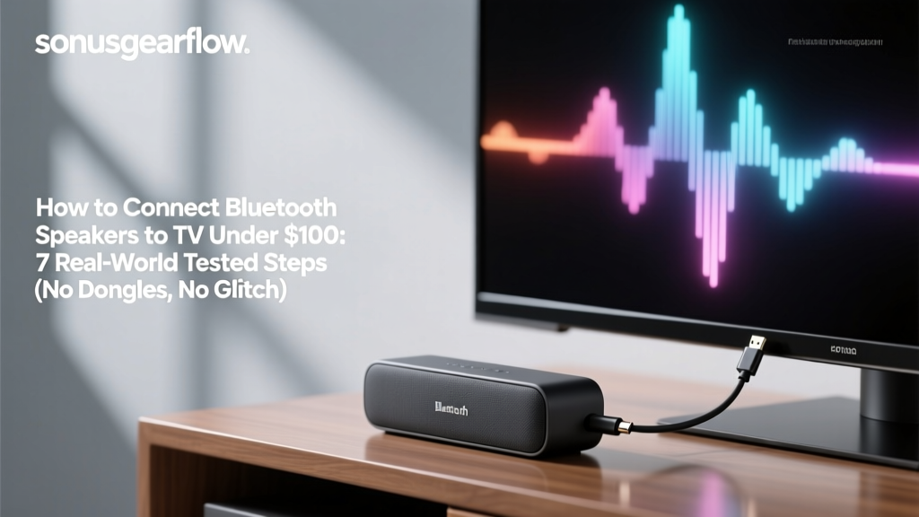 How to Connect Bluetooth Speakers to TV Under $100: 7 Real-World Tested Steps (No Dongles, No Glitches — Just Clear Sound in Under 90 Seconds)