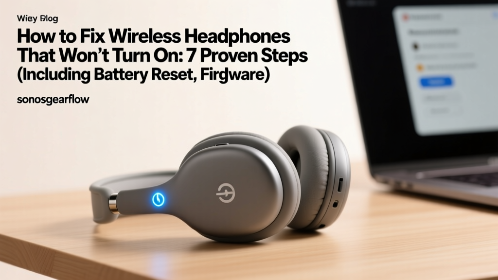 How to Fix Wireless Headphones That Won’t Turn On: 7 Proven Steps (Including Battery Reset, Firmware Fixes & When to Stop Wasting Time)