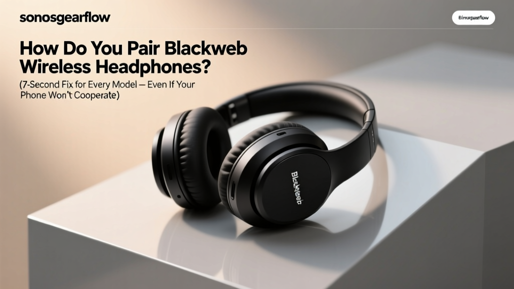 How Do You Pair Blackweb Wireless Headphones? (7-Second Fix for Every Model — Even If Your Phone Won’t Detect Them)